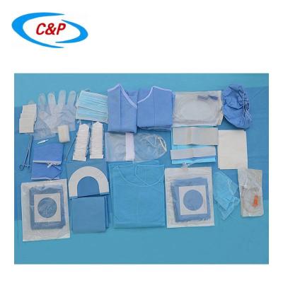 China OEM/ODM Disposable Blue SMS Dental Implant Surgical Kit for Fluid Resistance for sale