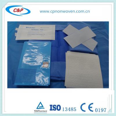 China EO Sterile Disposable Surgical Laparotomy Drape Pack OEM/ODM Spunlace Nonwoven for sale