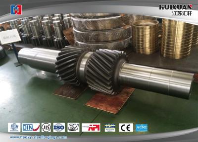 China Metallurgical Machinery Open Die Forging 20CrMnMo Heavy Industry Gear Shaft for sale