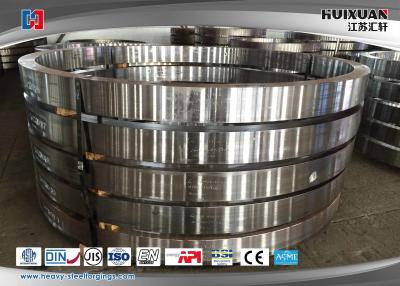 China 50Mn Large Diameter Forged Steel Flanges Engineering Slewing Bearing Flange for sale