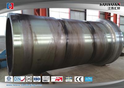 China Rough Machining Forged Cylinder Double Flange Barrel 5000mm 6000T for sale