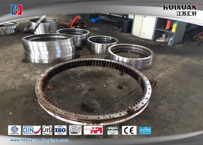 China Q345D 50Mn 42CrMo4 Alloy Steel Forgings Dia 9000MM Slewing Bearing for sale