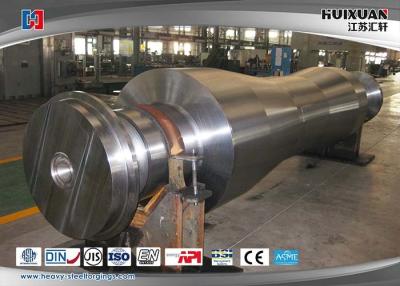 中国 極度の鋼鉄蒸気タービンの回転子の鍛造材、機械風力の本管シャフト 販売のため