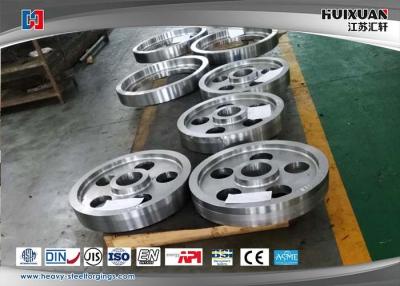 China AS4140 Rail Wheel Ring Rolling Forging Rough Machined Forged Shaft for sale