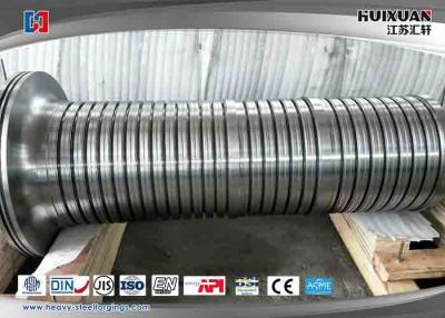 China 28CrNiMoV Grooving Steam Turbine Rotor Forging Heat Stability Test Alloy Steel for sale