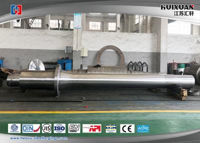 China Driving Shaft With Drilled Flange Forged Alloy Steel 8000T Open Die Hydropress for sale