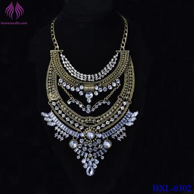 China Factory direct statement necklace futian market yiwu china for sale
