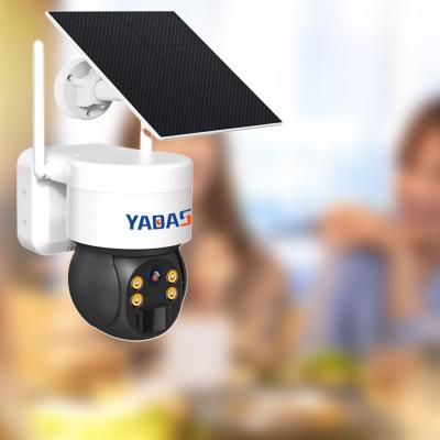 China Full Color Night Vision 4G Solar PTZ Camera Starlight Class Lens 3.6mm 0.00001LUX for sale