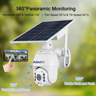 China 2K Home Security Camera 0.003W Standby Power Solar WiFi CCTV Camera for sale