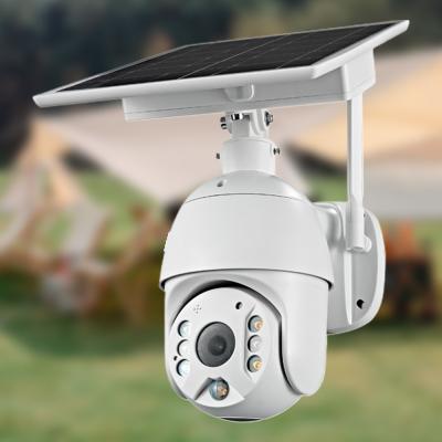 China 4G Solar Powered Motion Detector Camera Wireless Outdoor 2K 4MP PTZ APP Control for sale