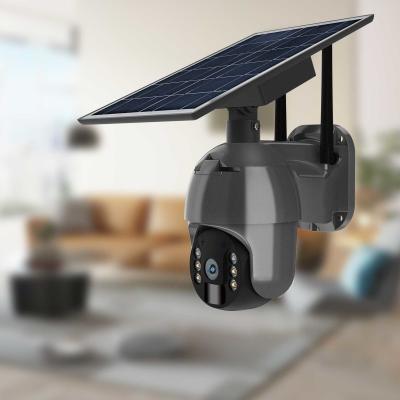 China 4MP WiFI Solar Security Camera IP65 Weatherproof Phone APP Control for sale
