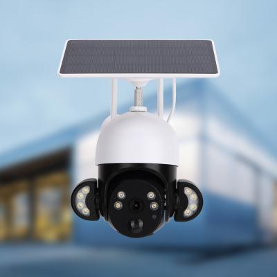 Chine Caméra à piles de PIR Motion Solar Panel Security de sirène de la caméra 2K du projecteur 2.4Ghz à vendre