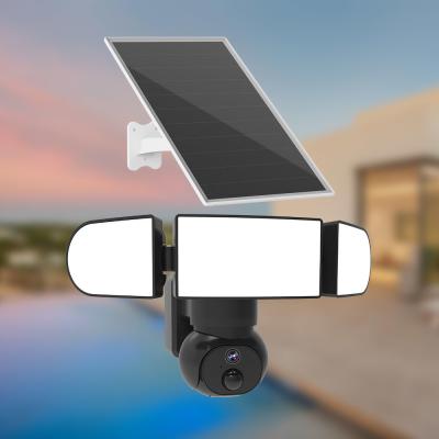 China Outdoor 4G 4MP Solar Security Camera Auto Tracking LTE Cellular Security Camera for sale