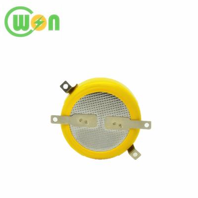China POS backup battery 3V 950mAh CR2477 with 4 solder tabs internal backup replacement battery for NEWPOS new8110 for sale