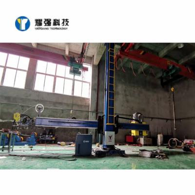 China 6000mm CE Column Boom Welding Machine Automatic Rail Trolley for sale