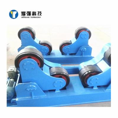 China HGZ 5T Self Adjustable Welding Rotator Rubber Wheel for sale