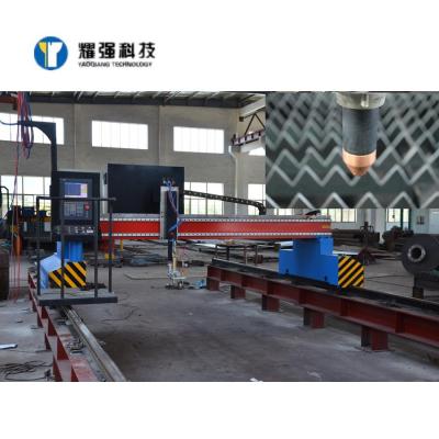 China Gantry Automatic CNC Plasma Flame Cutting Machine 100mm Carbon Steel Stainless Steel Plate for sale