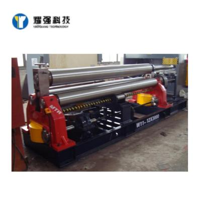 China máquina de dobra de corte hidráulica de 200mm, 3000mm máquina de dobra da folha de 3 rolos à venda