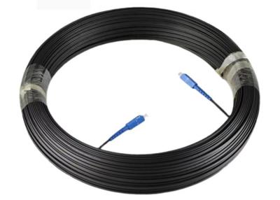 China Single - Mode 9/125 Duplex SGS Fiber Optic Patch Cord Cable for sale