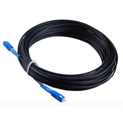 China SC UPC APC 1 2 Core Indoor And Outdoor Ftth Fiber Drop Cable for sale