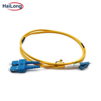 China Customized Length 1m 3m 5m 10m 15m Simplex Fiber Optic Patch Cord Single Mode for sale