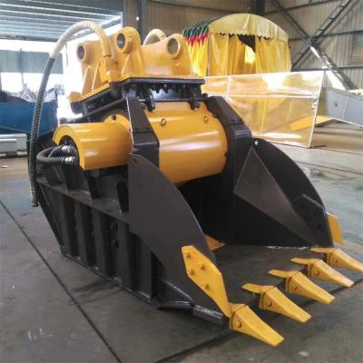 China Durable Excavator Crusher Bucket 0.74M3 for 18 - 26 Tons for sale