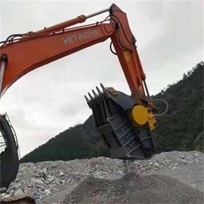 China Donsang 20 - 30 Tons Excavator Crusher Rock Bucket Demolition Concrete Cursher Bucket for sale