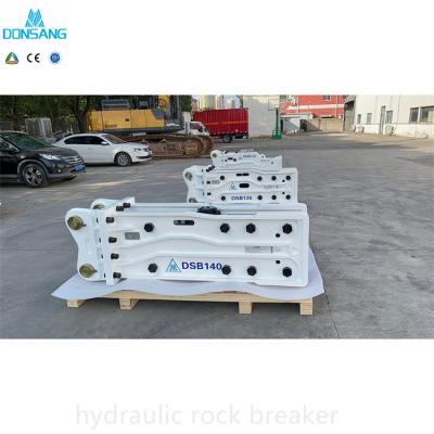 China Top Type 20 Tons Excavator Hydraulic Breaker 135mm Wide Chisel for sale