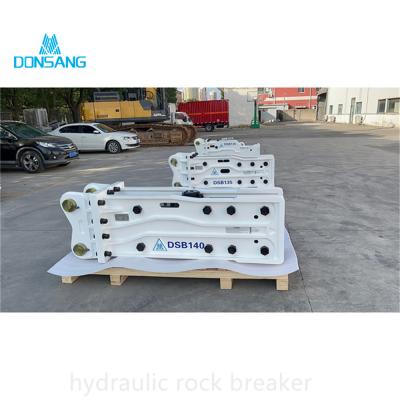 China Hydraulischer Felshammer Chisel 165mm Breite Hydraulischer Hammer Breaker Box Typ für 30 Tonnen 35 Tonnen 40 Tonnen Bagger zu verkaufen