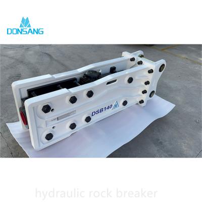 China White 68Mm Chisel Diameter Hydraulic Rock Breaker 4.8-8.0 Ton Excavator Hydraulic Jack Hammer for sale