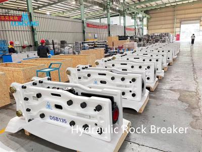 China Steinschützerschluss 165 mm Breite Hydraulische Hammerbrecher Box Typ für 30 Tonnen 35 Tonnen 40 Tonnen Bagger zu verkaufen
