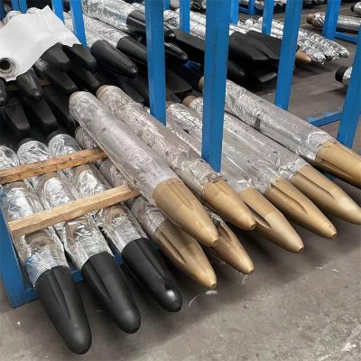 China 140mm Diameter Gold 140mm Hydraulic Breaker Chisel Moil Point Excavator Hydraulic Rock Hammer Parts DS8C for sale