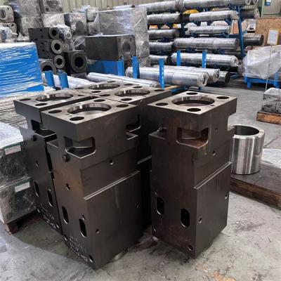China Hydraulic Rock Breaker Spare Parts Back Head Gas Cylinder HB30G DS13C for sale