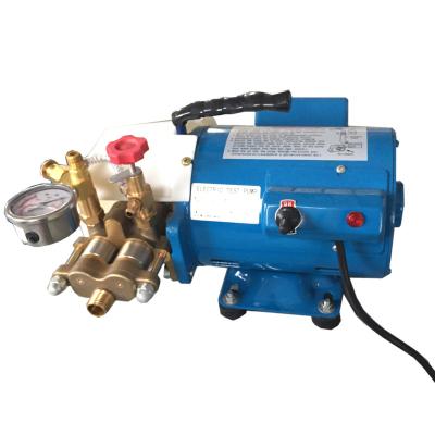 China Stable Portable Electric Pressure Test Pump With Water Tank for sale