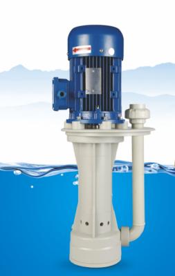 China 75 - 450L/min PP Vertical Pump Acid And Alkali Resistant Pump for sale