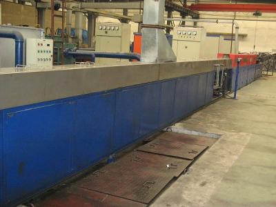 China SiCr And SiCrV Spring Wire Tempering Line Continuous Production for sale