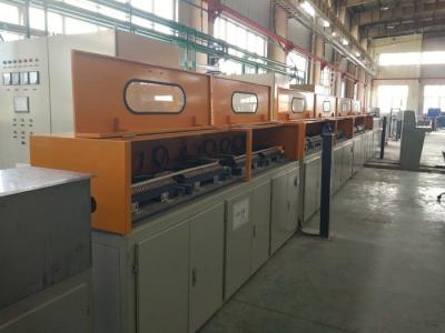 China 1850Mpa Spring Wire Oil Quenching Induction Tempering Line with flaw detector for sale