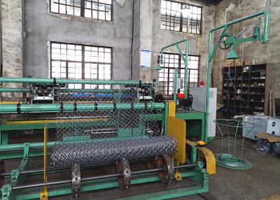 China Automatic Chain Link Fence Diamond Mesh Machine 60 - 70m2/H 4.5kw Power Te koop