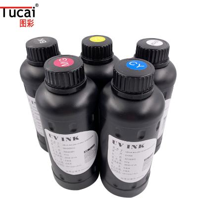 China No Plug UV Printer Ink Uv Non Toxic Ink For Epson DX5 DX7 Piezoelectric Print Head for sale