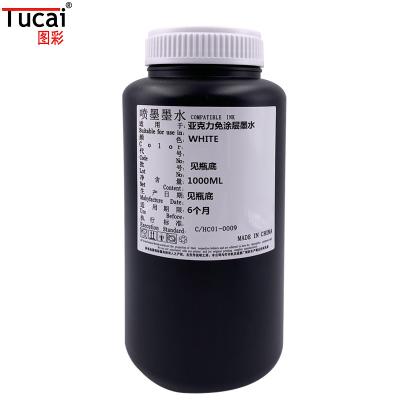 China Bright Color Refill UV Printer Ink Durable Directly Printing On Polyacrylic For RICOH G5 for sale