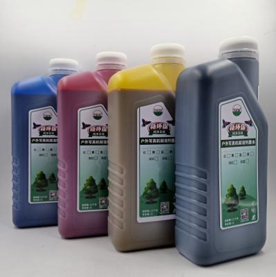 China Aussendruckfarbe mit Lösungsmitteln Farbe mit Pigmentfarbe mit Öko-Lösungsmitteln Für Epson DX4 DX5 DX7 zu verkaufen