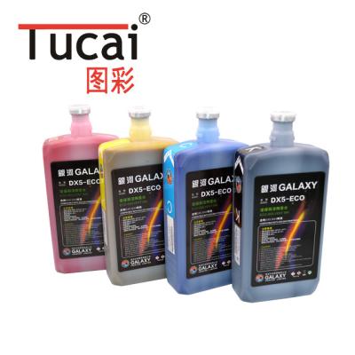 China Cyan Eco Solvent Sublimation Ink  Epson Printer Ink Replacement For EPSON DX5 DX7 for sale