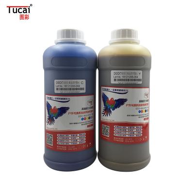China Tinta de solvente ecológico para exterior de cor brilhante para MIMAKI JV33 Epson DX4 DX5 DX7 à venda
