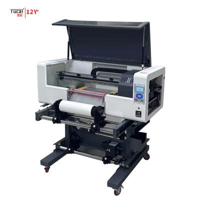 중국 Dtf 크리스탈 디지털 UV 프린터 에프슨 브라더 레이블 프린터 300mm A3 판매용