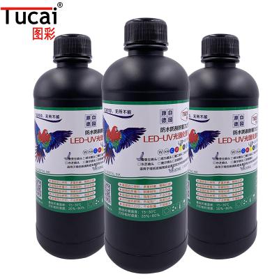 Chine CMYKW EPSON UV Ink UV Injection Imprimante Anti UV Sublimation Ink Pour XP600 TX800 à vendre