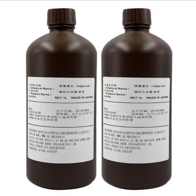 China 1000ml/Bottle Black Ricoh Ink Labels Ink Labelling Printing Ink For Label Printer for sale
