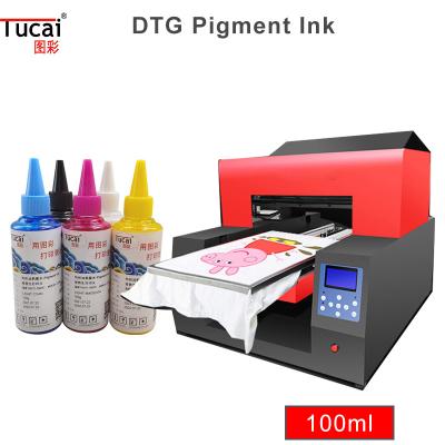 China Impressão digital Tinta DTG para impressora de vestuário 100ML 1000ml Tinta têxtil à venda
