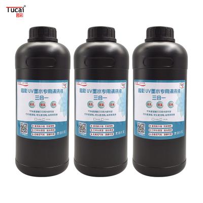 China 1000 Ml Moisturizing Anti-Drying Anti-Clogging Cleaning Fluid For Epson Xp600/ Tx800/Seiko/Ricoh/Konica en venta