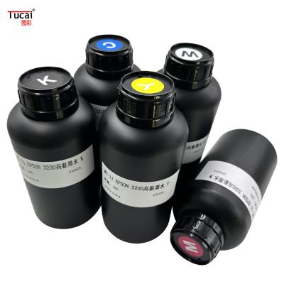 China 1000 Ml UV Ink High Scratch Resistance BK/CY/MG/YL/WH For Epson I3200 Printhead for sale