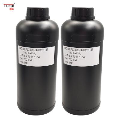China Smooth ink output and clear printing wholesale Texture painting UV ink for Ricoh G5i for Texture painting for sale
